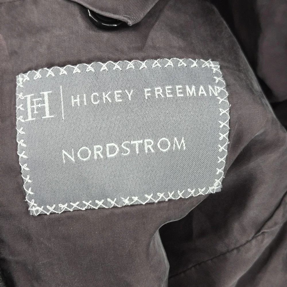 Hickey Freeman Blazer Mens 44 Gray Check Loro Piana Wool Suit Jacket Nordstrom